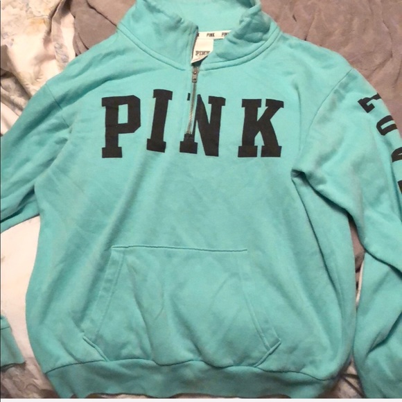 PINK Victoria's Secret Sweaters - PINK quarter zip